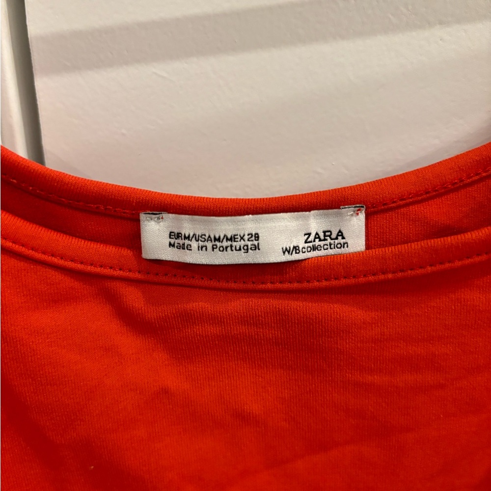 Ladies Size Medium Zara Burnt Orange Tank Top - Perfect Conditon